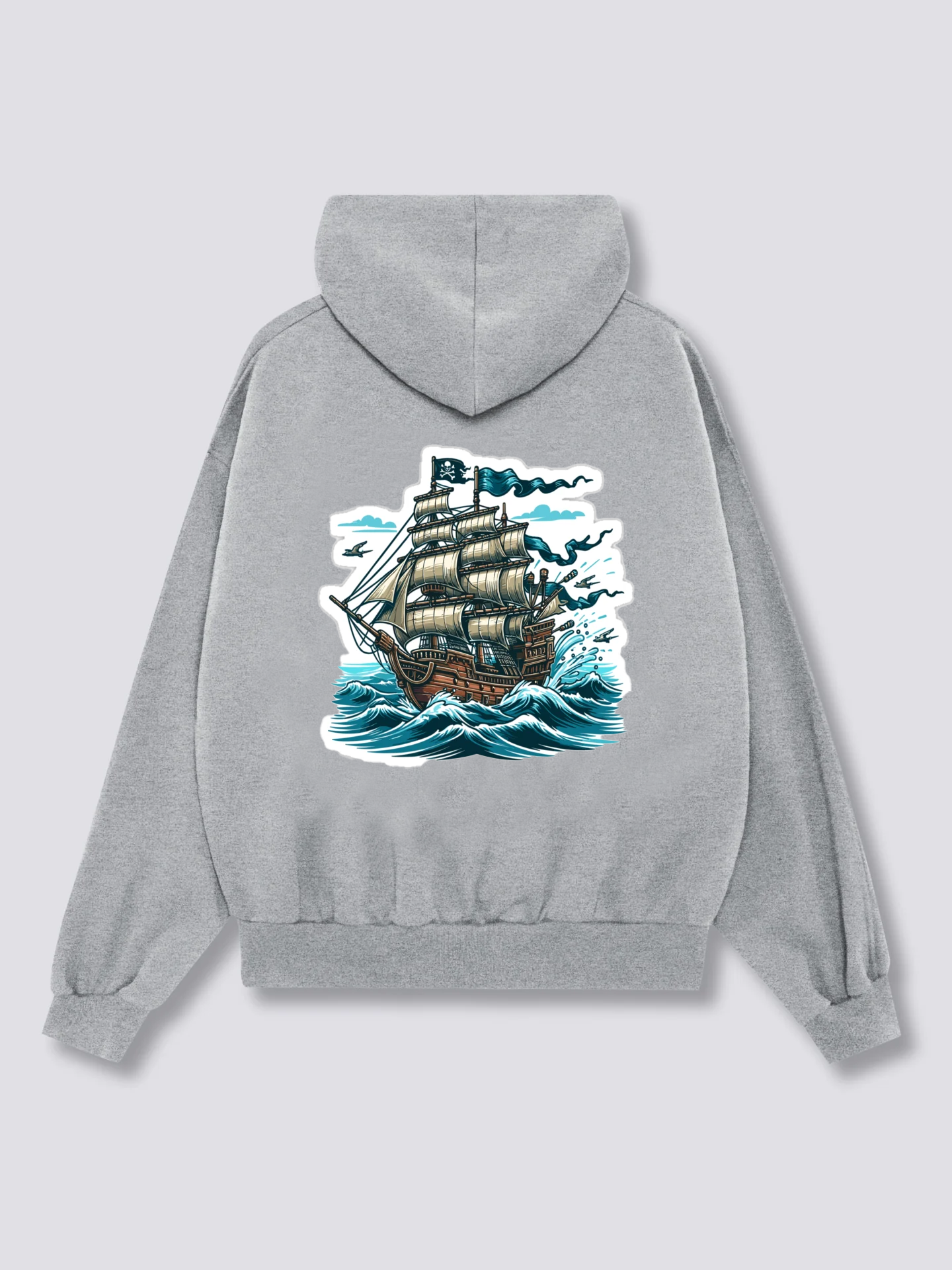 Skull Corsair Oversized Hoodies