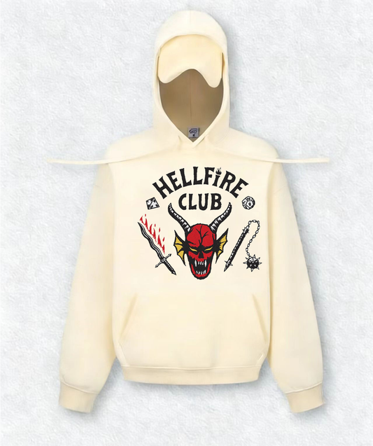 HELLFIRE CLUB Travel Hoodies With Eye Mask