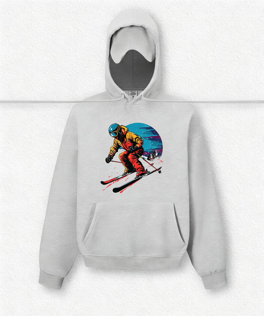 Skiing Travel Hoodies With Eye Mask