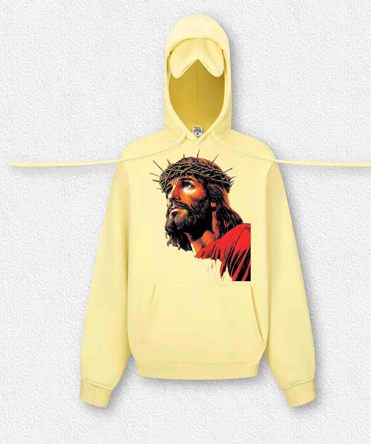 Jesus christ Travel Hoodies With Eye Mask