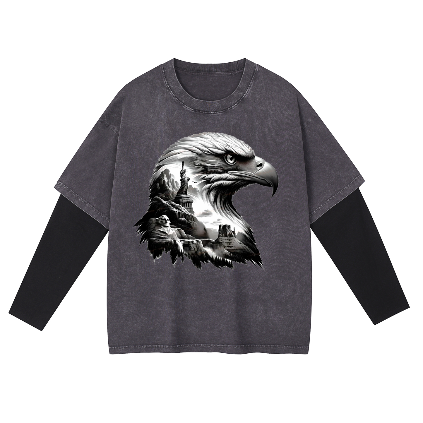 Layered Long T-Shirt X-101