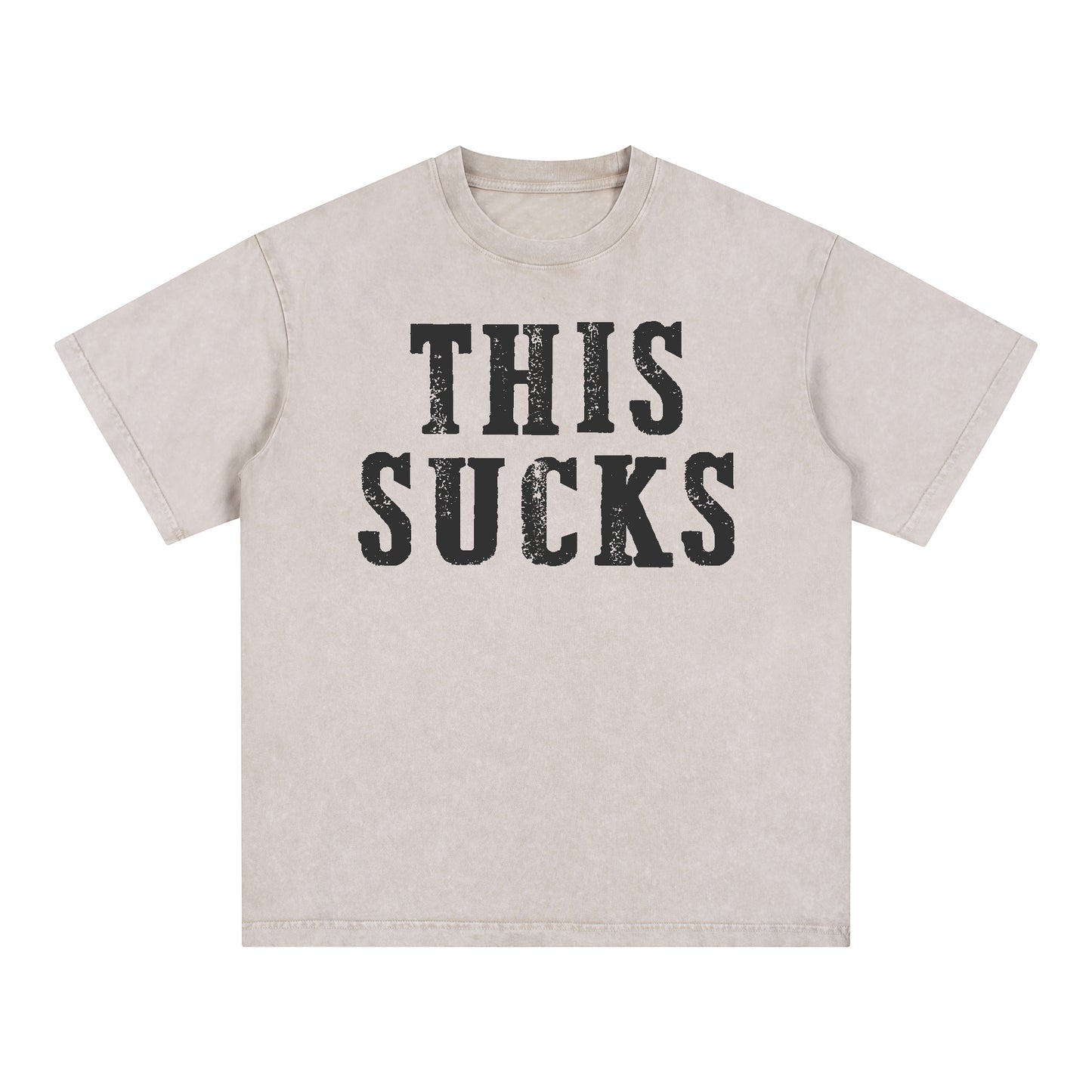 "THIS SUCKS" Style Short-Sleeved T-Shirt