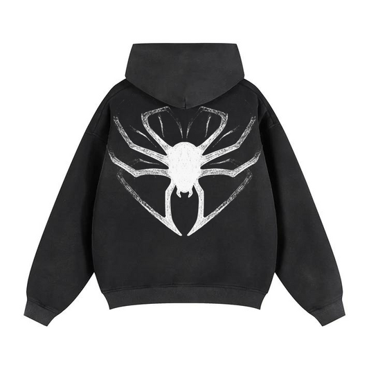 Spider casual waist short zipper jacket-KFMLW-02