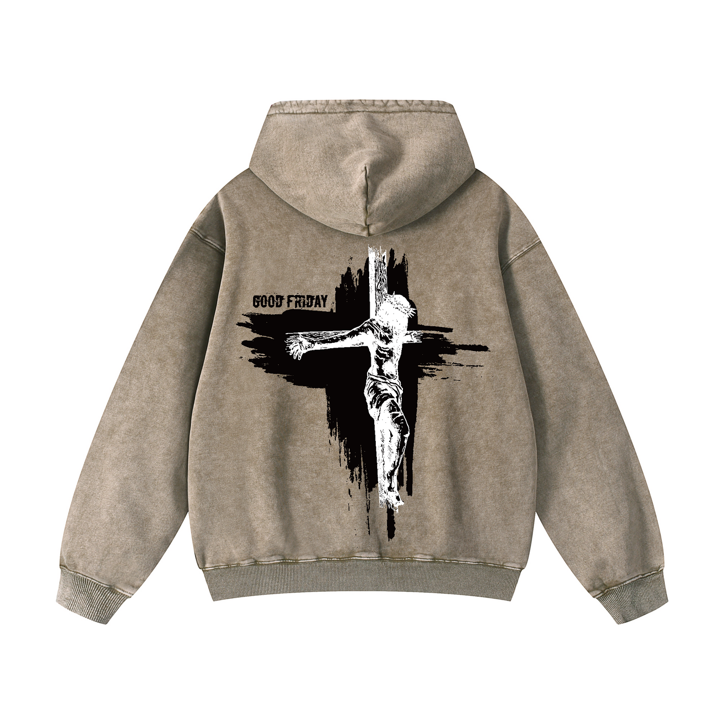 "BORN TO DIE THAT YOU MIGHT LIVE " Snowflake Hoodie