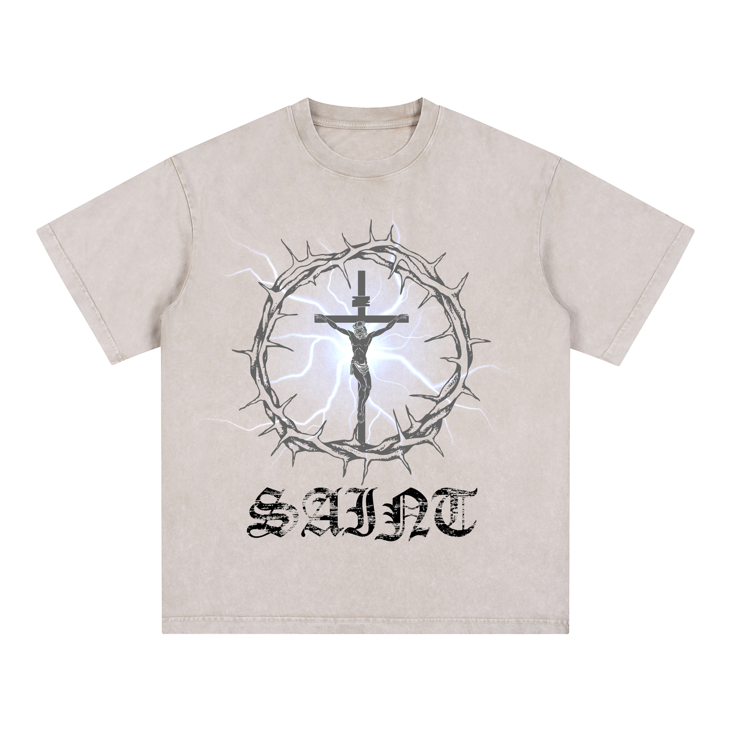 "JESUS" Style Short-Sleeved T-Shirt
