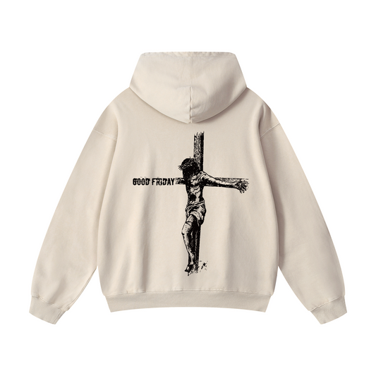 Snowflake Oversized Hoodie - JESUS