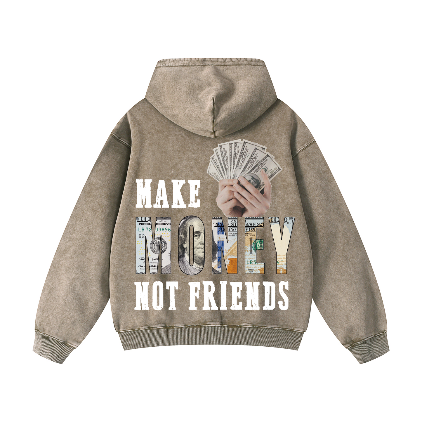Snowflake Hoodie - “MAKE MONEY"