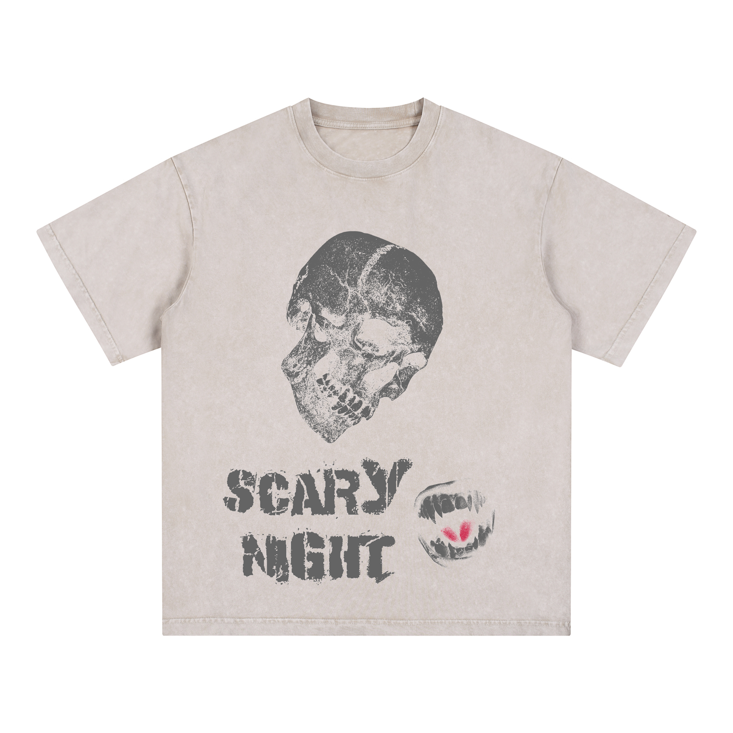 "SKULL" Style Short - Sleeve T-Shirt