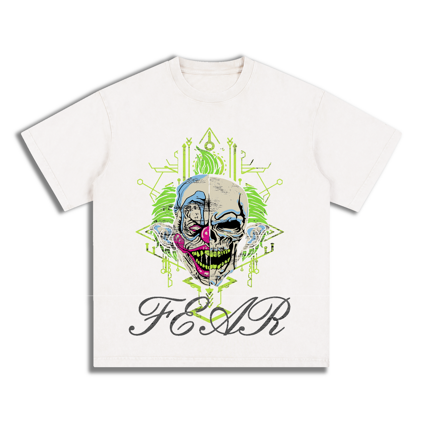 "SKULL" Style Short-Sleeved T-Shirt