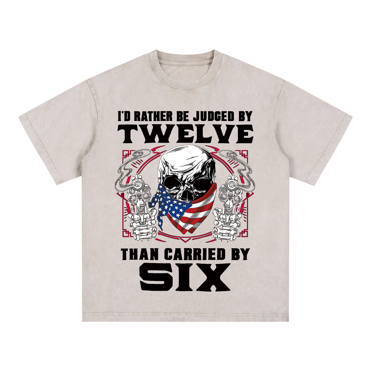 "SKULL" Style Short-Sleeved T-Shirt