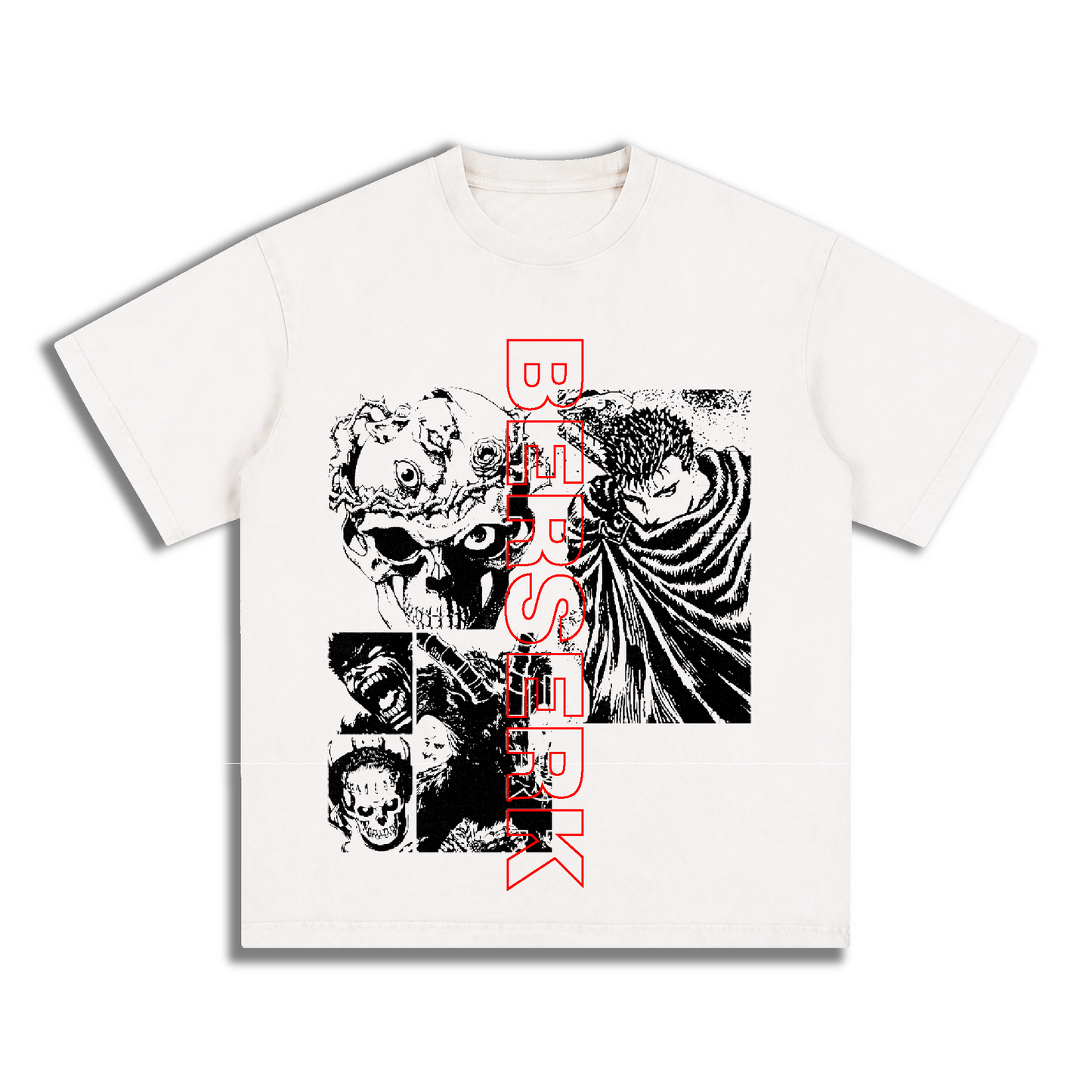 "SKULL" Style Short-Sleeved T-Shirt