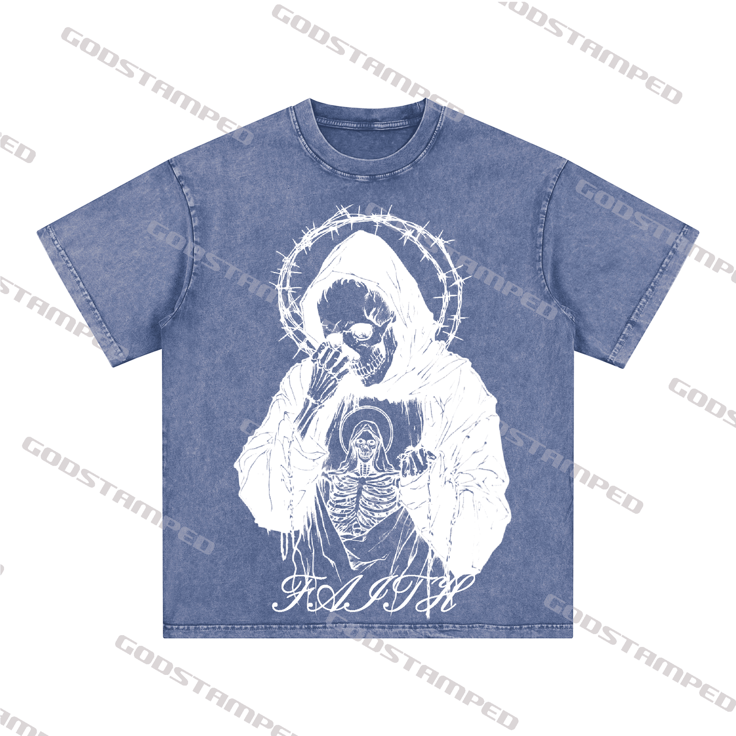 "SKULL" Style Short-Sleeved T-Shirt