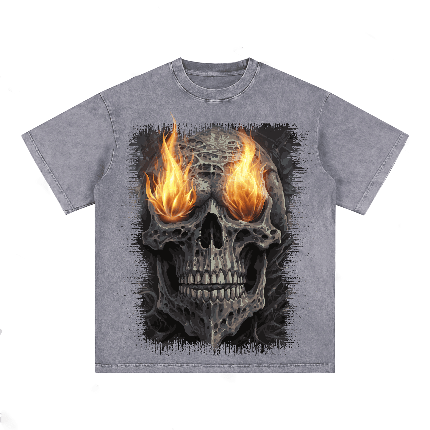 "SKULL" Style Short-Sleeved T-Shirt