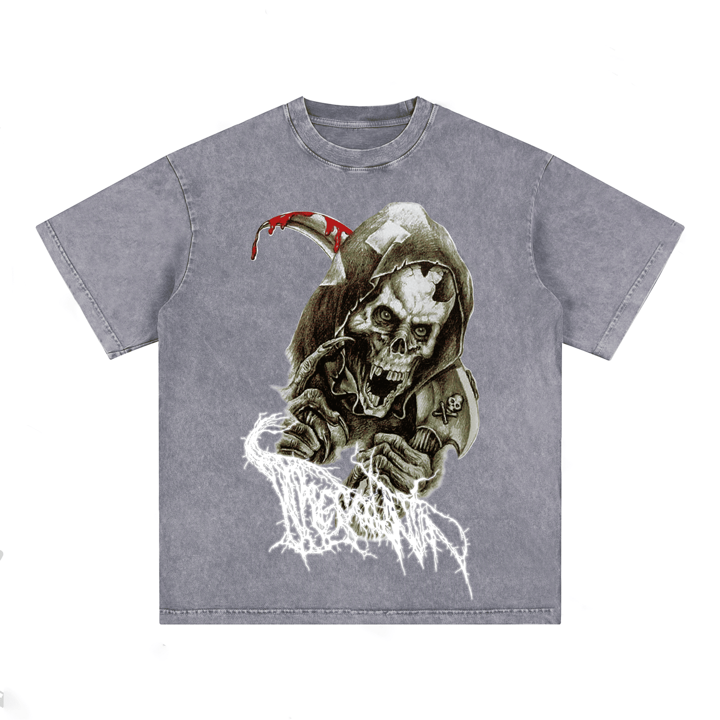 "SKULL" Style Short-Sleeved T-Shirt