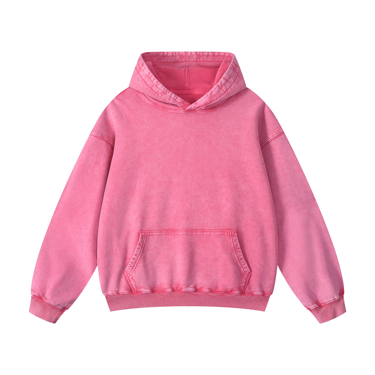 Unisex Casual Acid-Washed Hoodie