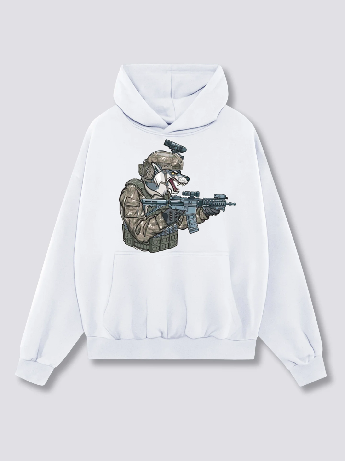 Wolf soldier Heavyweight Hoodies