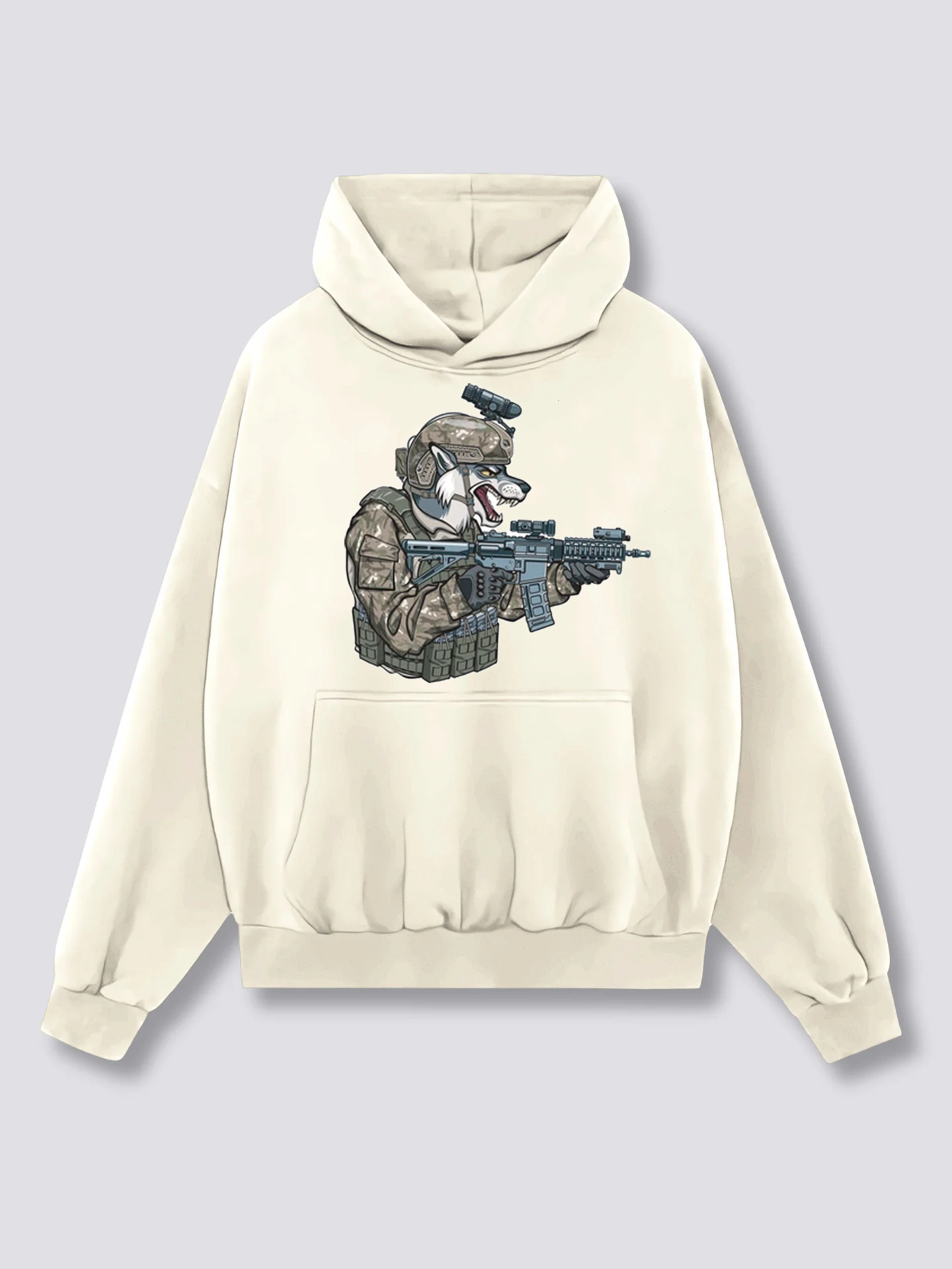 Wolf soldier Heavyweight Hoodies