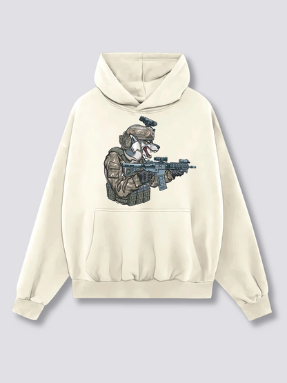 Wolf soldier Heavyweight Hoodies