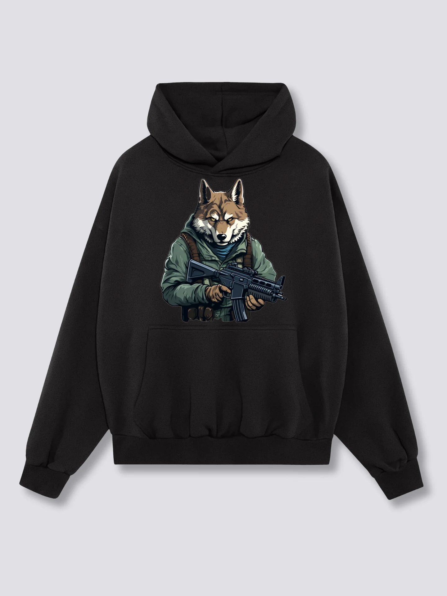 Wolf soldier Hoodies
