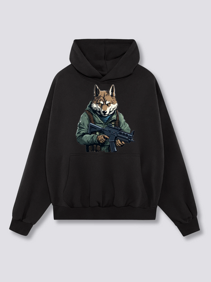 Wolf soldier Hoodies
