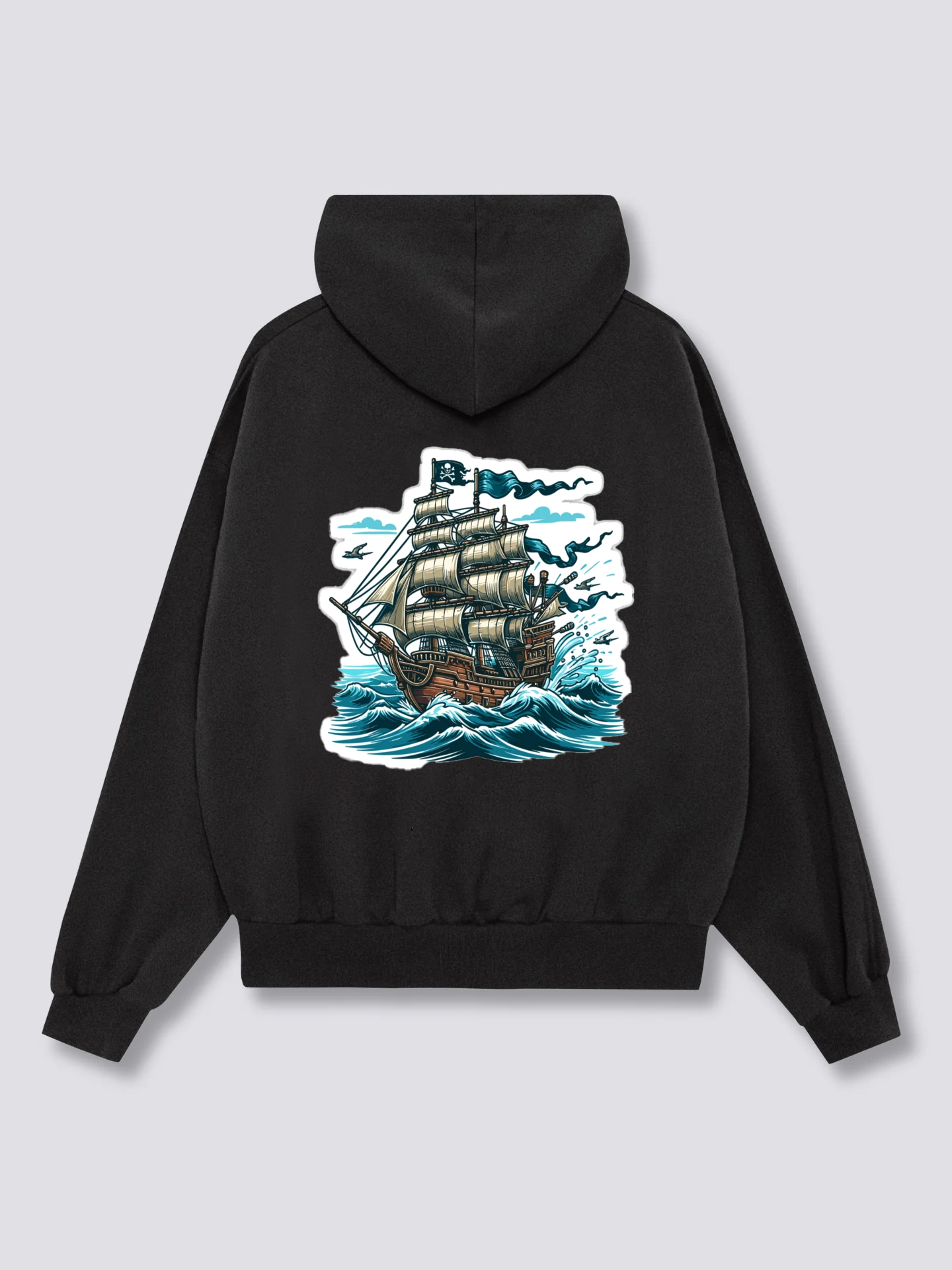 Skull Corsair Oversized Hoodies