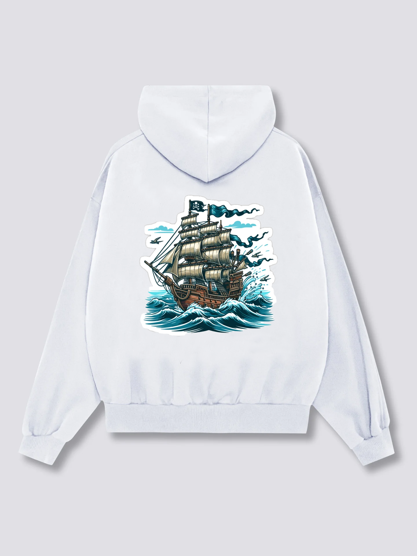Skull Corsair Oversized Hoodies
