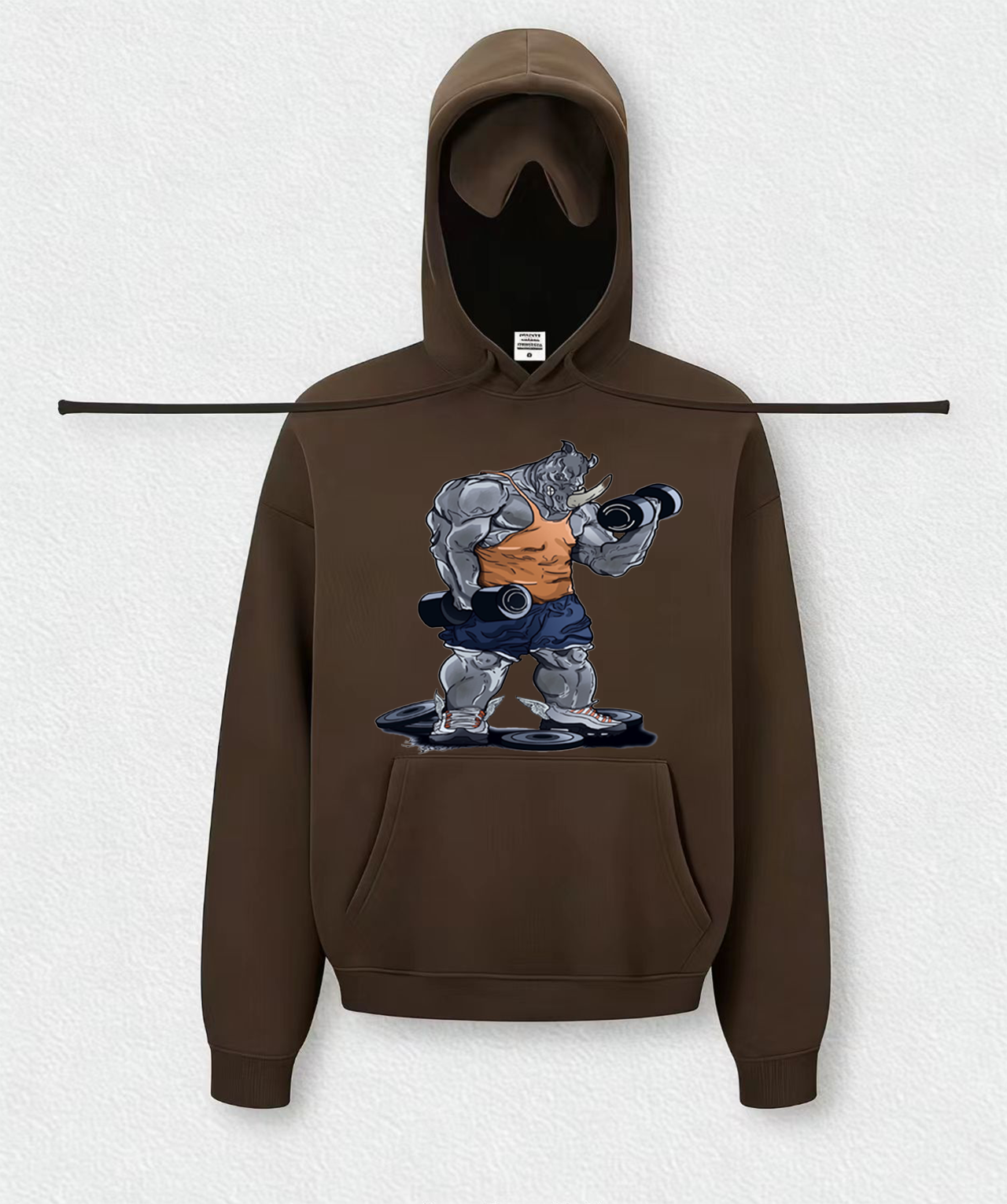 Built-in sleep mask travel hoodies