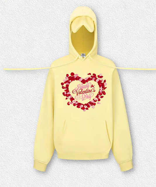 Happy Valentine's Day Travel Hoodies