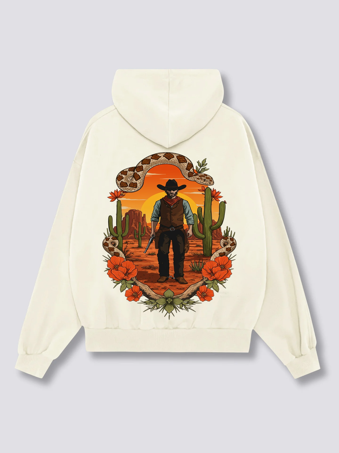 Western Cowboy Oversized Hoodies