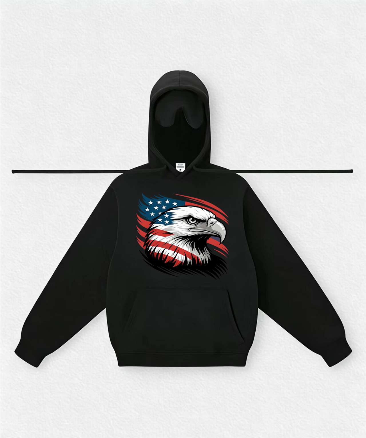 Eagle-american-flag-symbol-pride-patriotism-courage Travel Hoodies