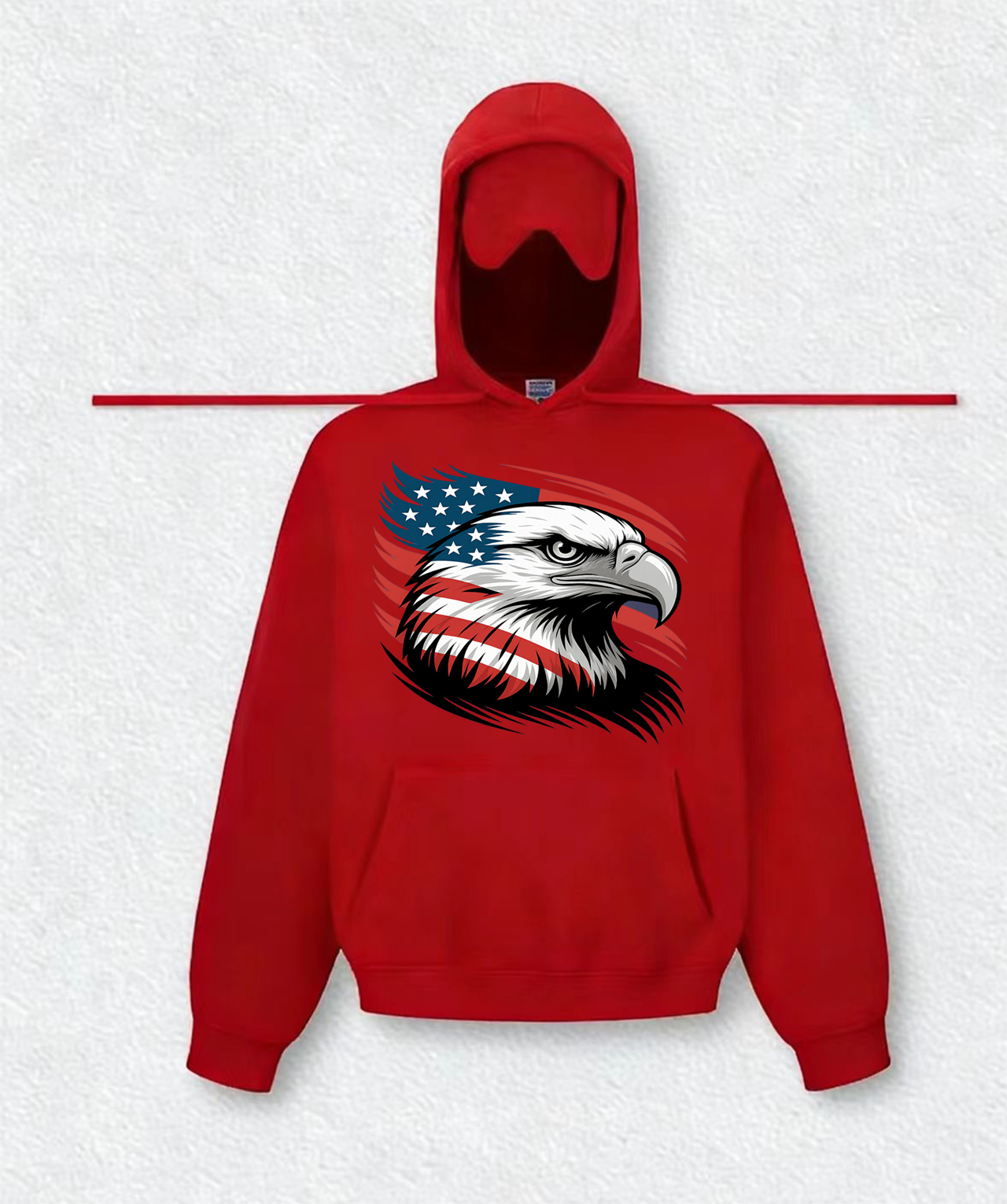 Eagle-american-flag-symbol-pride-patriotism-courage Travel Hoodies