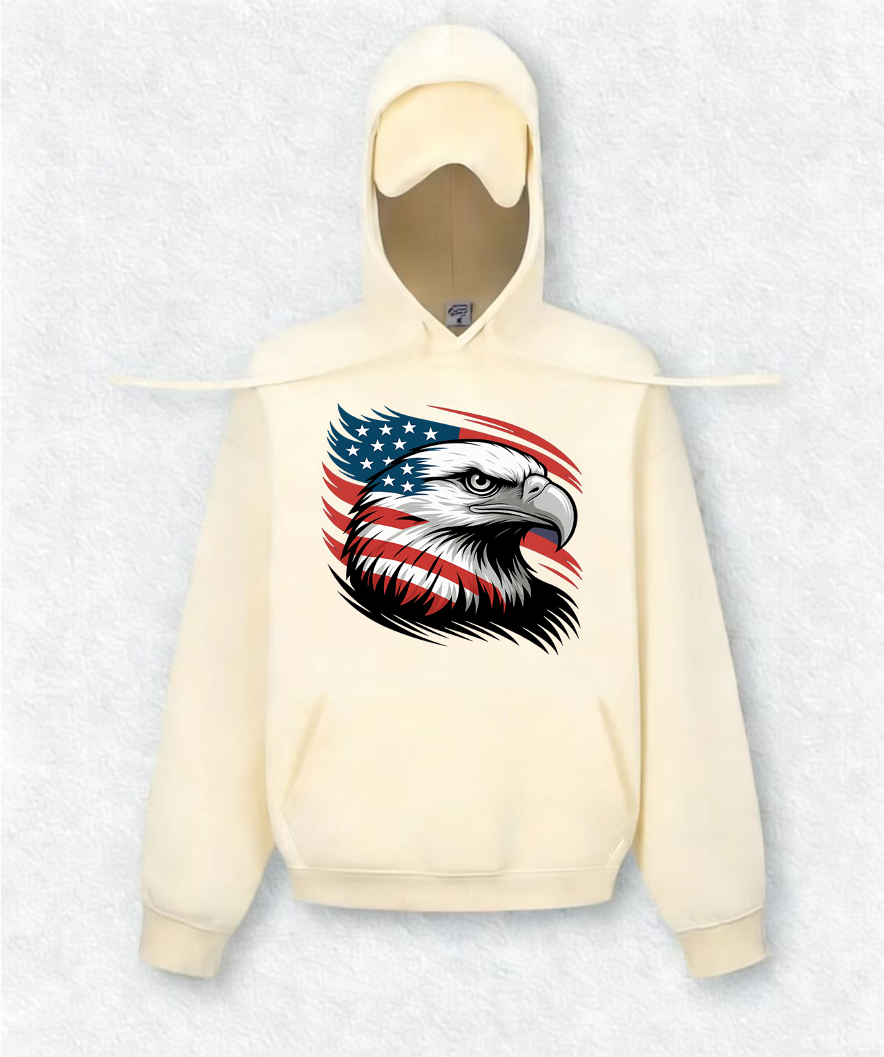 Eagle-american-flag-symbol-pride-patriotism-courage Travel Hoodies