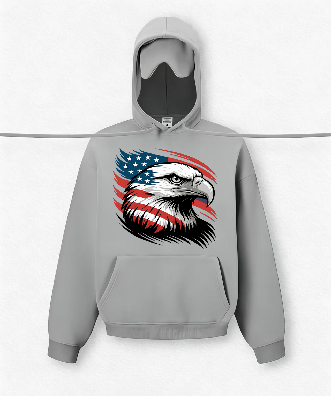 Eagle-american-flag-symbol-pride-patriotism-courage Travel Hoodies