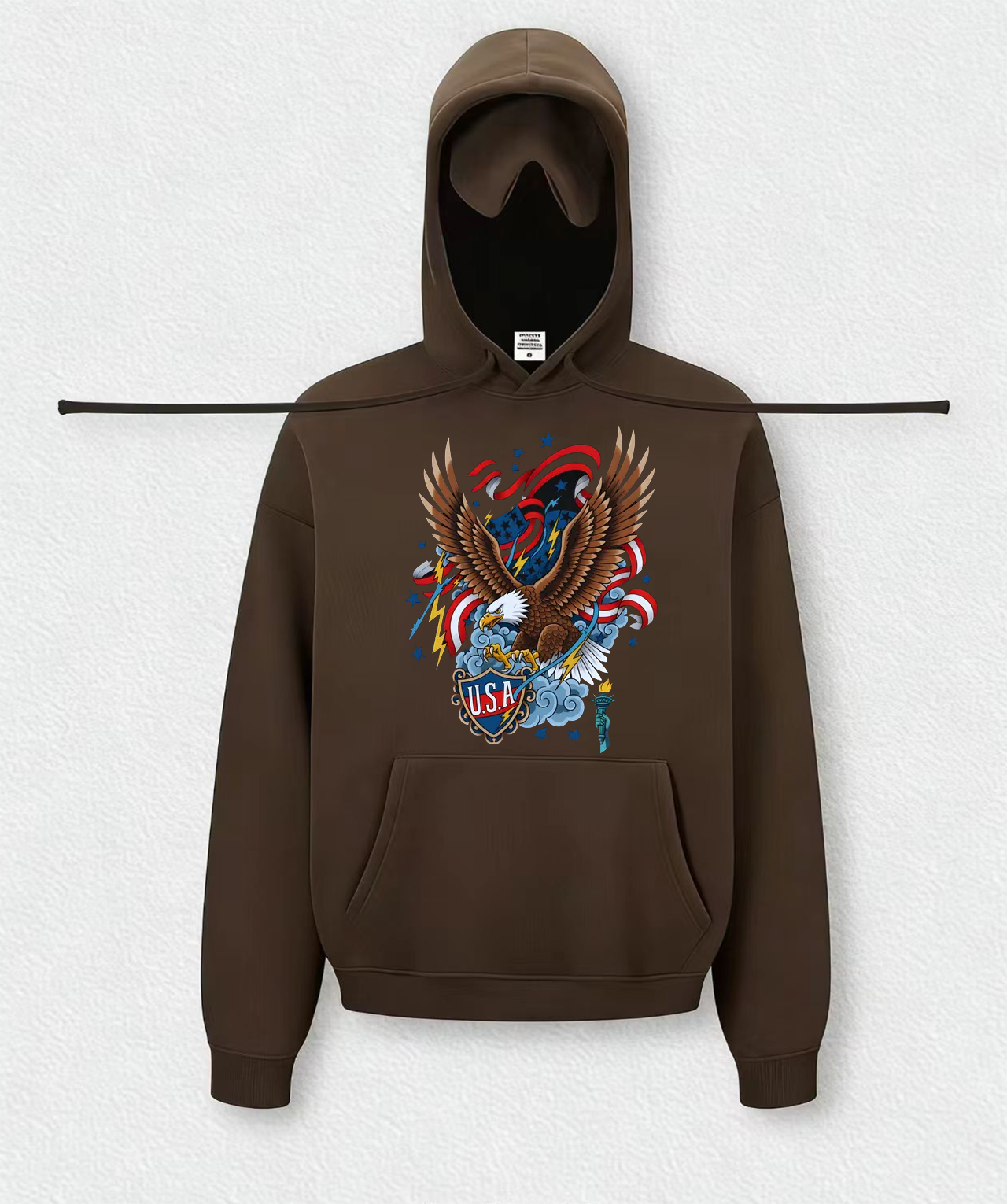 USA Eagle Travel Hoodies With Eye Mask