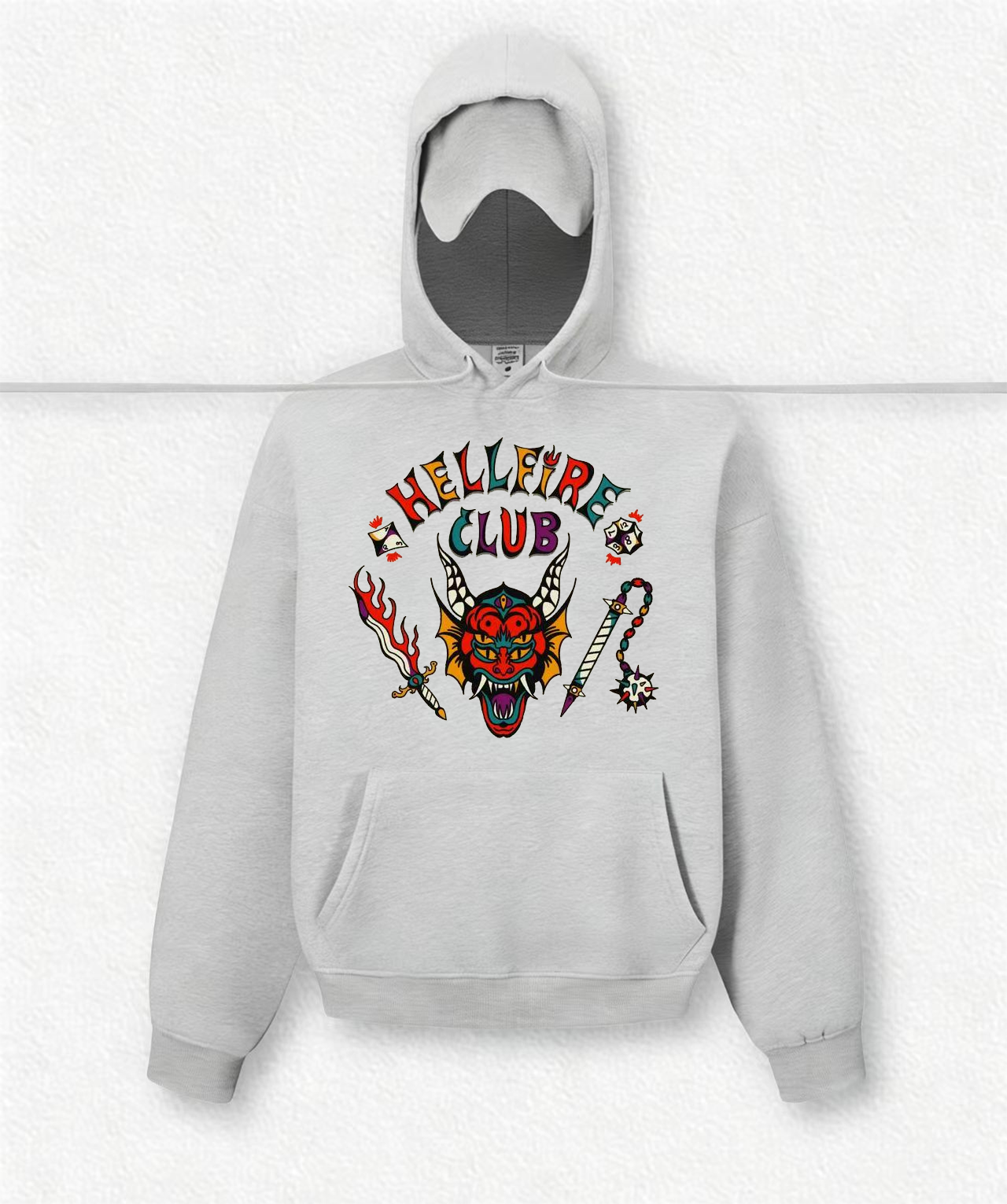 HELLFIRE CLUB Travel Hoodies With Eye Mask