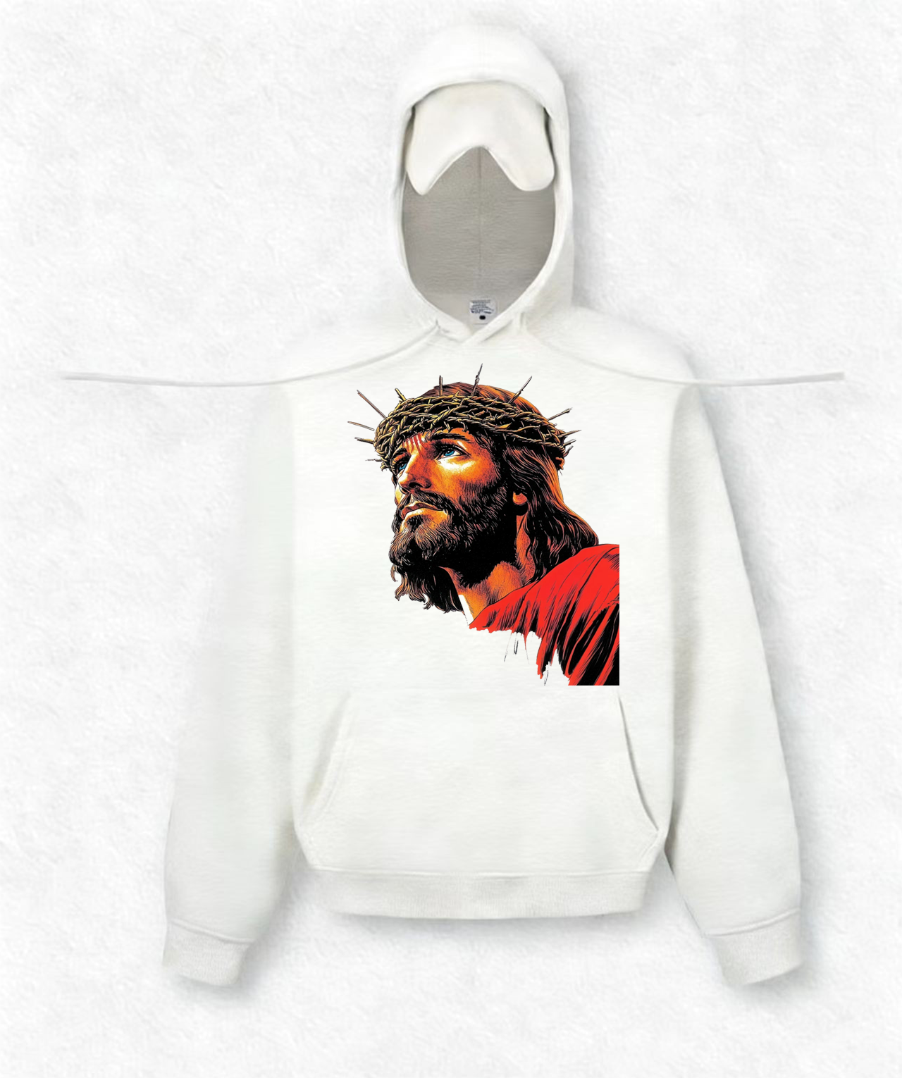 Jesus christ Travel Hoodies With Eye Mask