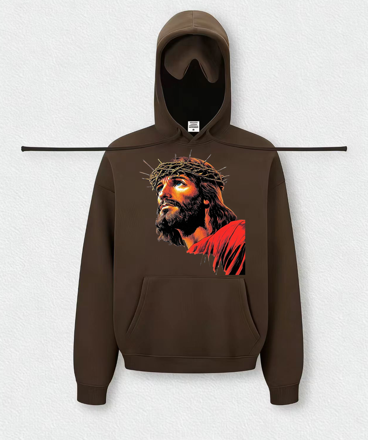 Jesus christ Travel Hoodies With Eye Mask