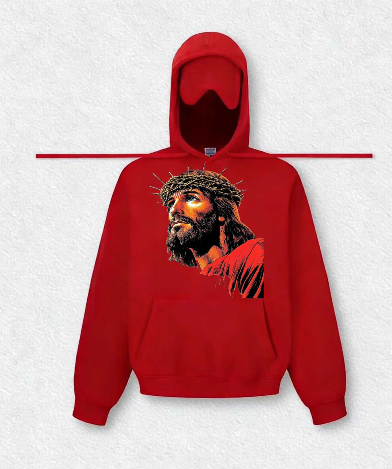Jesus christ Travel Hoodies With Eye Mask