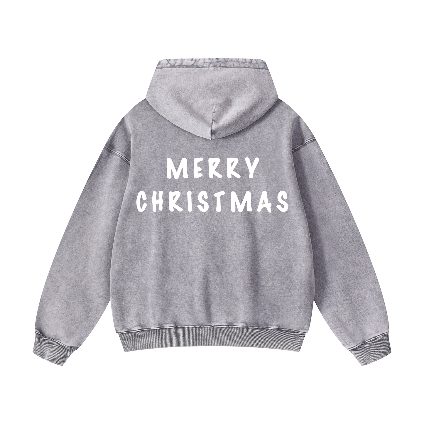 Snowflake Oversized Hoodie - Merry Christmas
