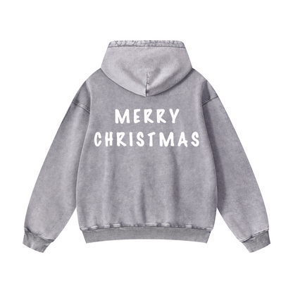 Snowflake Oversized Hoodie - Merry Christmas
