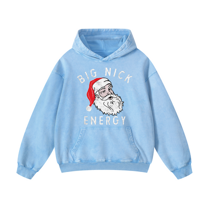 Snowflake Oversized Hoodie - Merry Christmas