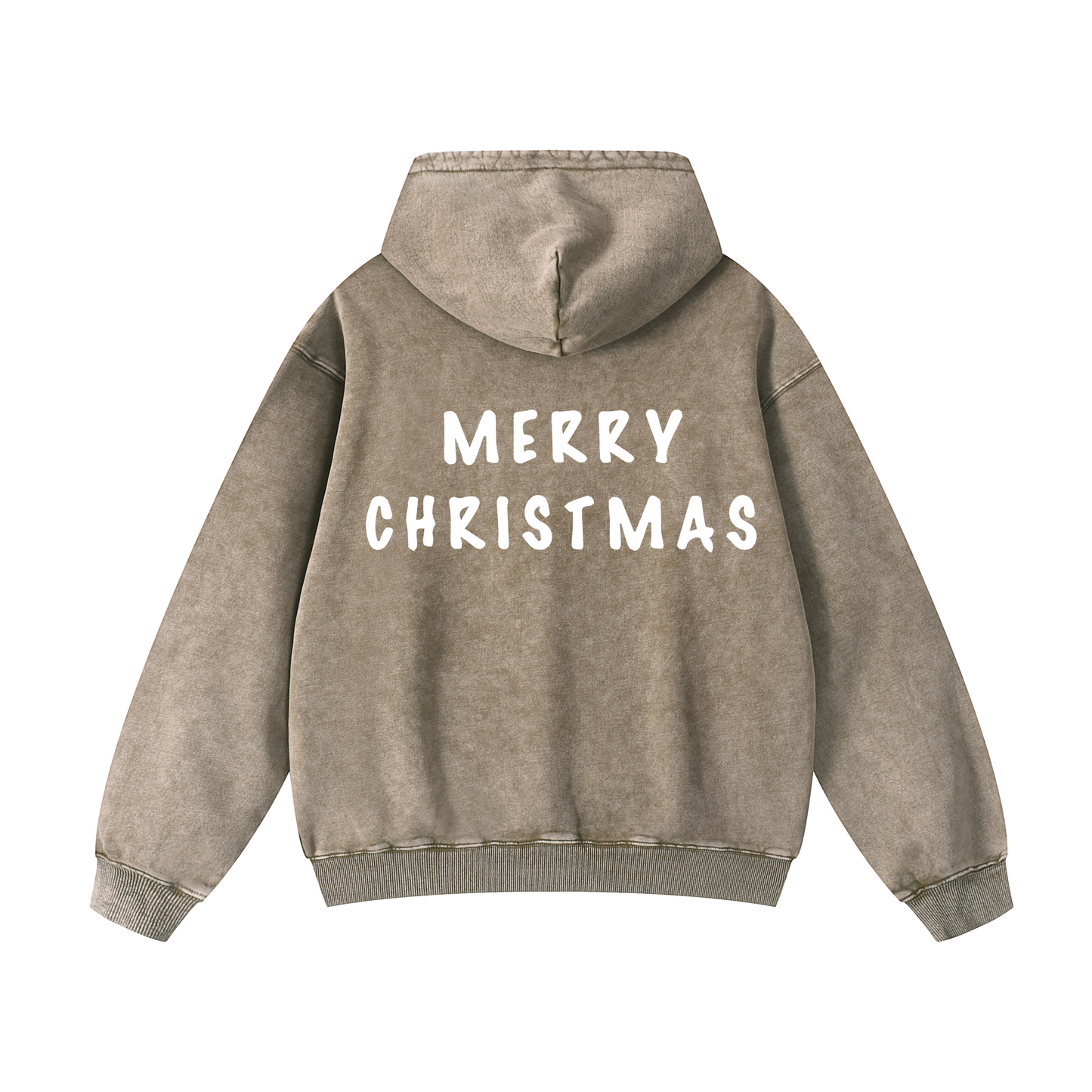 Snowflake Oversized Hoodie - Merry Christmas
