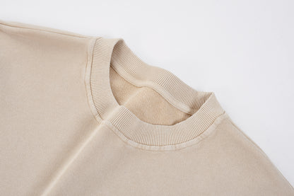 Snowflake Print Crewneck Sweatshirt WYYL-03