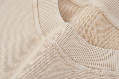 Snowflake Print Crewneck Sweatshirt WYYL-03