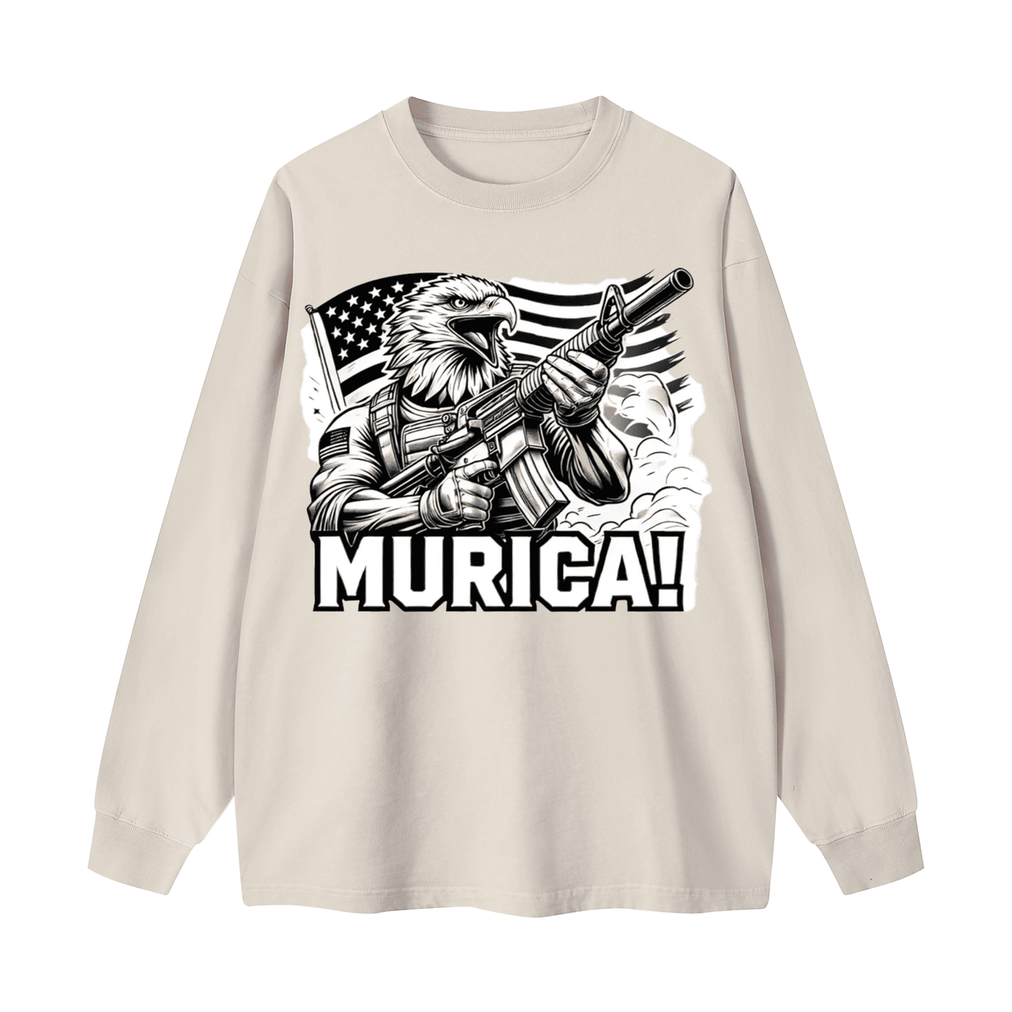 Eagle Warrior Crewneck Long-sleeve Sweatshirt WYYL-03