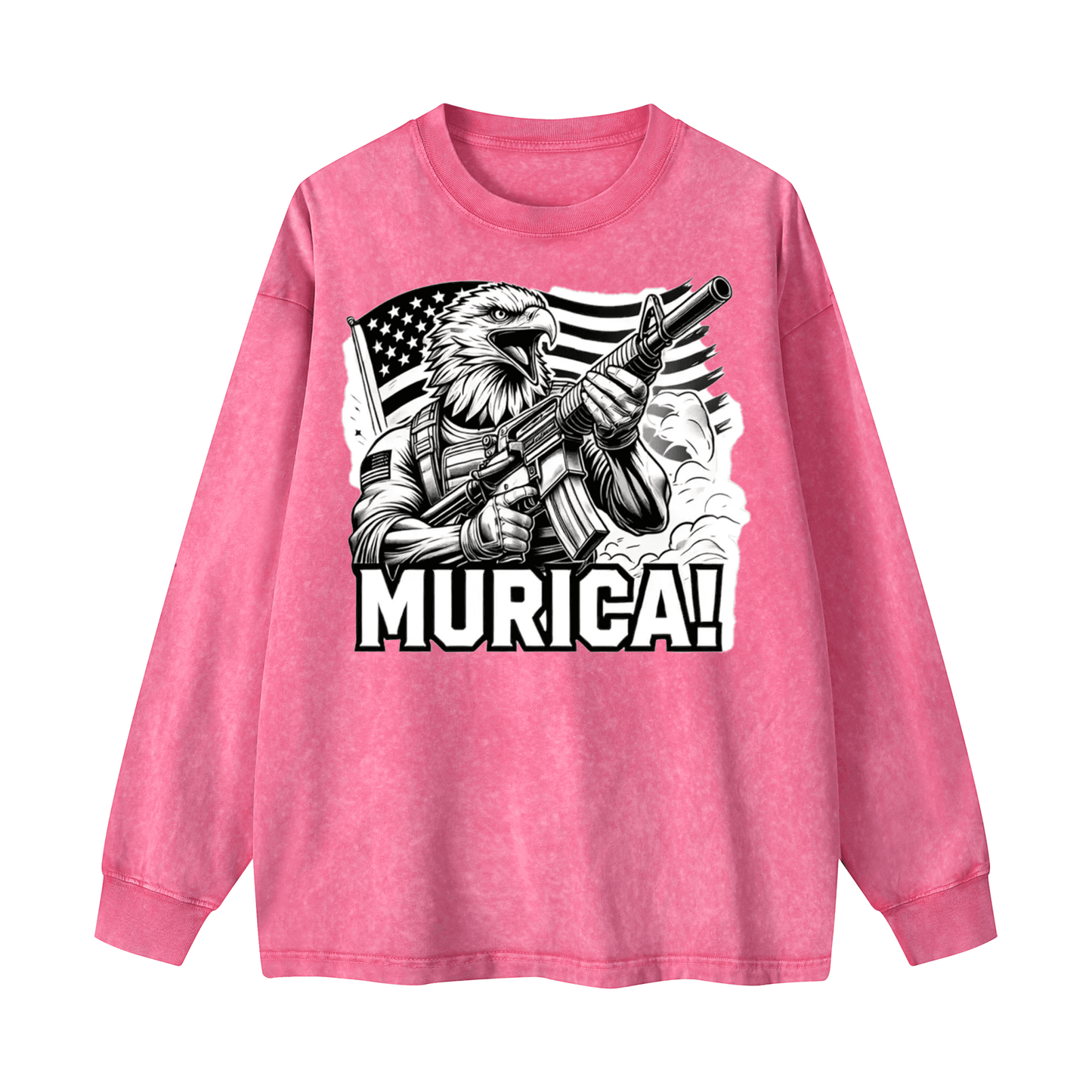 Eagle Warrior Crewneck Long-sleeve Sweatshirt WYYL-03