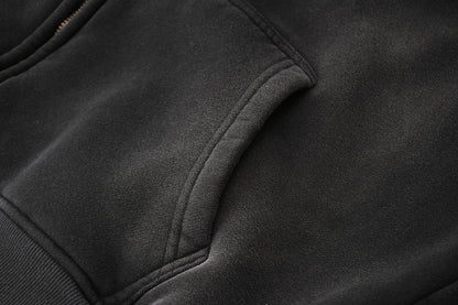 Monkey casual waist short zipper jacket-KFMLW-02