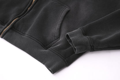 Monkey casual waist short zipper jacket-KFMLW-02