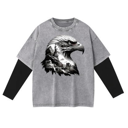 Layered Long T-Shirt X-101