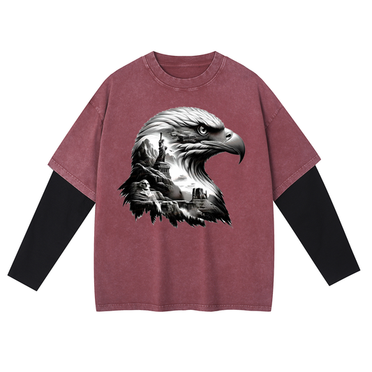 Layered Long T-Shirt X-101